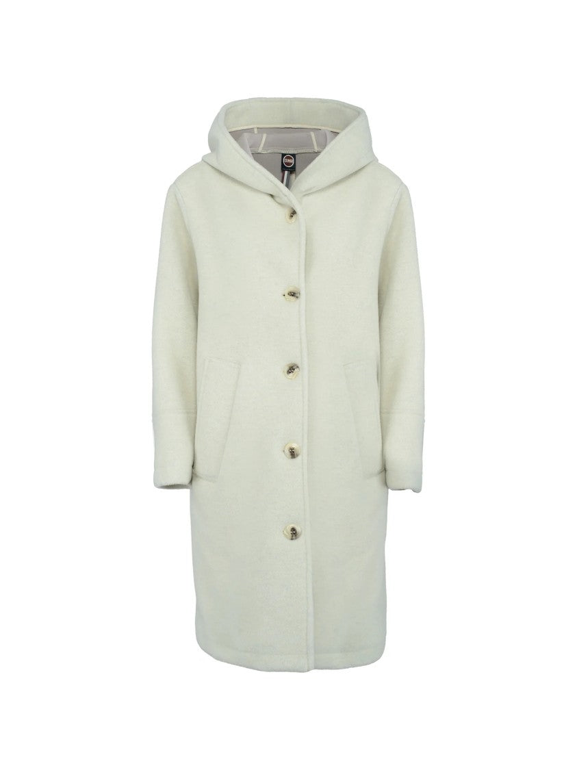 Colmar Originals Mid-Length Hooded Coat With Plush Texture