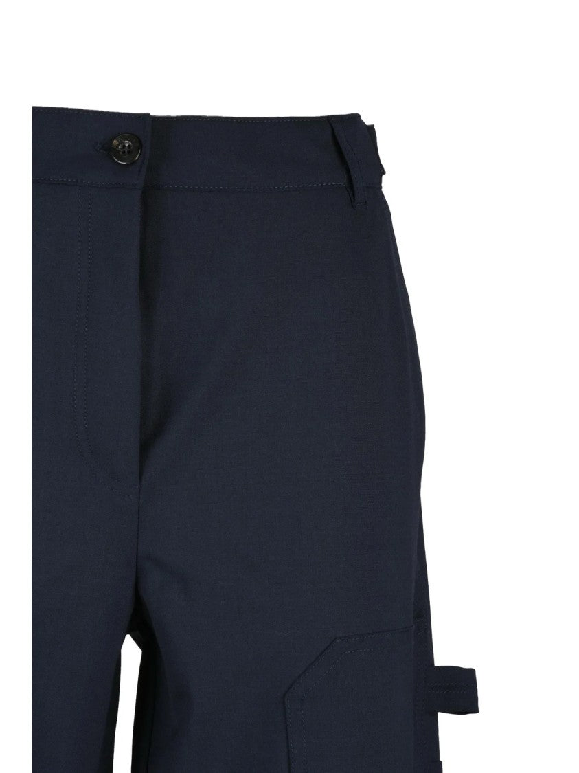 Marella Sport Boccale Wide-Leg Trousers With Medium Waist And Practical Pockets