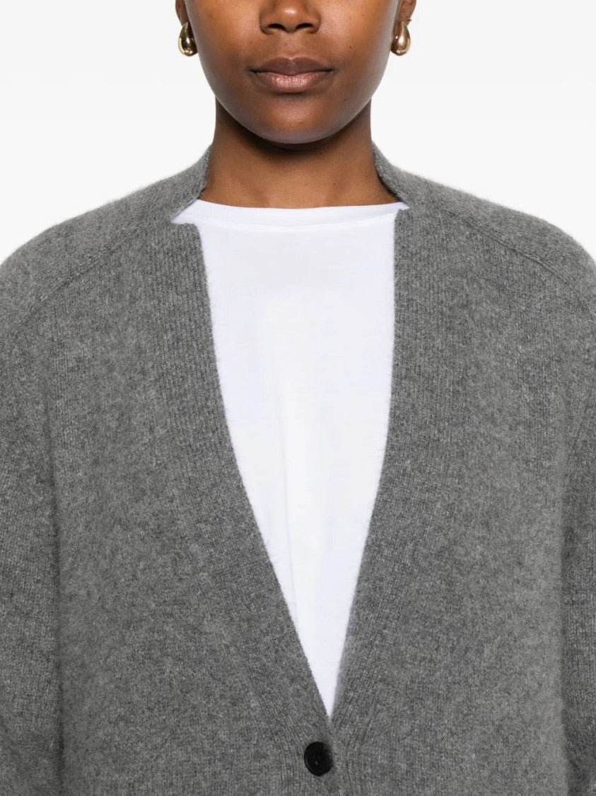 Loulou Studio Yak Buttoned Patch-Pocket Cardigan