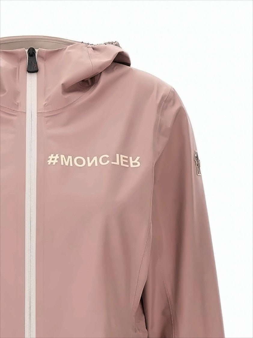 Moncler Smooth Matte Finish Pink Moncler Jacket