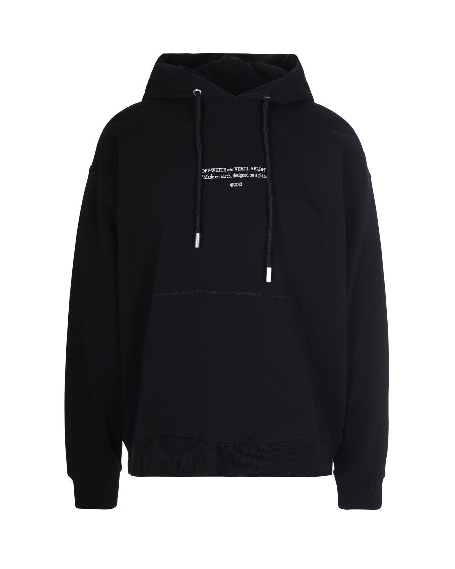 Off-White Statement Hoodie Skate Black/White