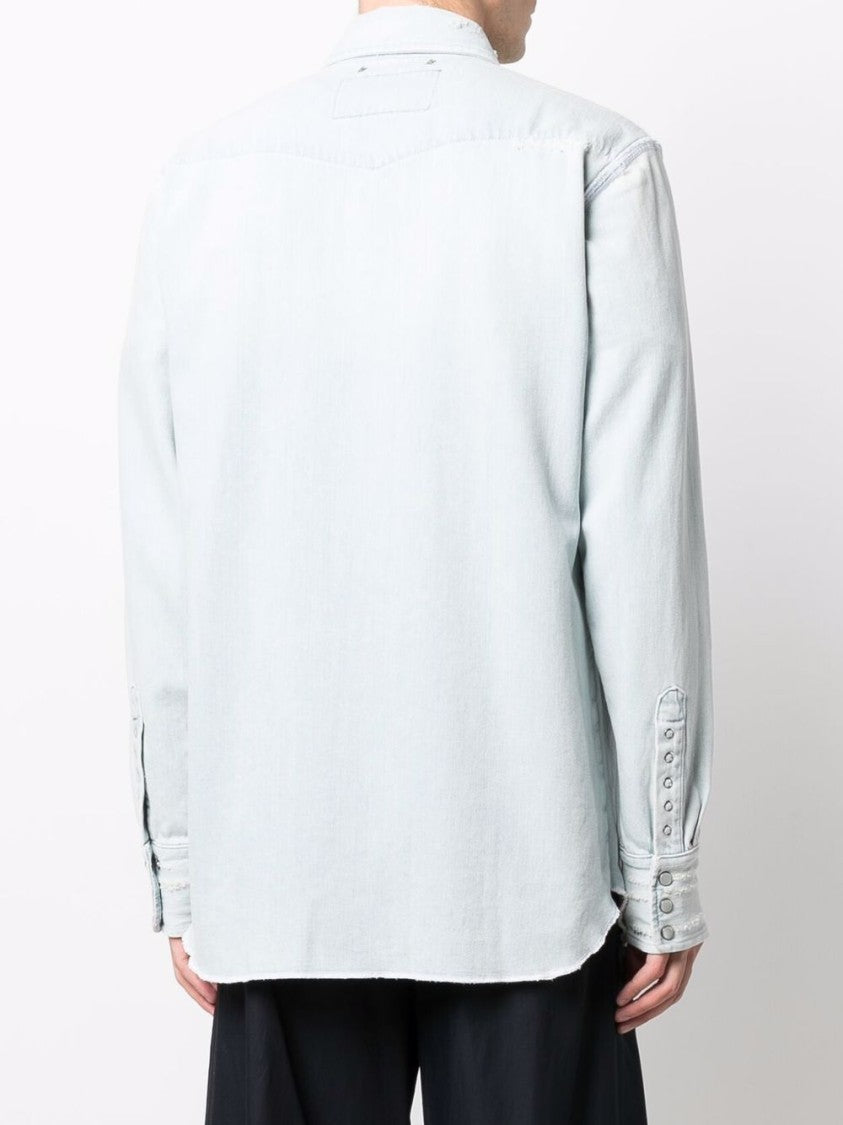 Golden Goose Bleached Studded Shirt