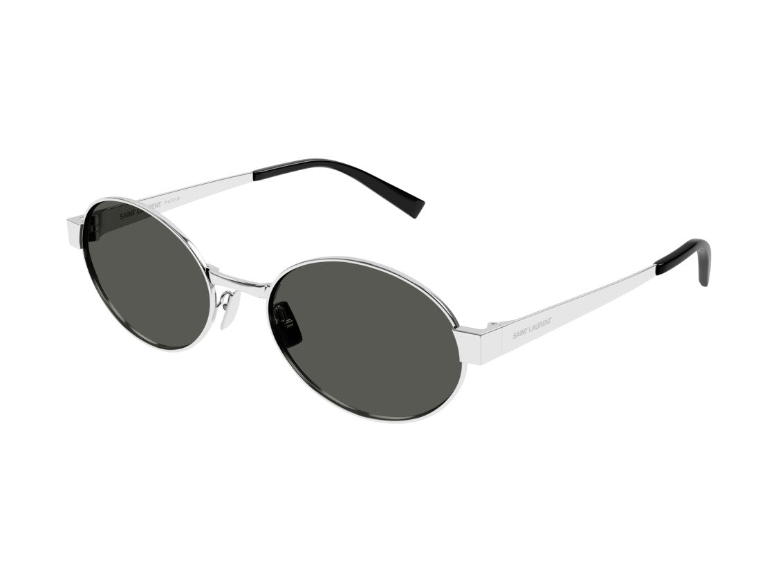 Saint Laurent Silver Sl 692 Metal Round Sunglasses