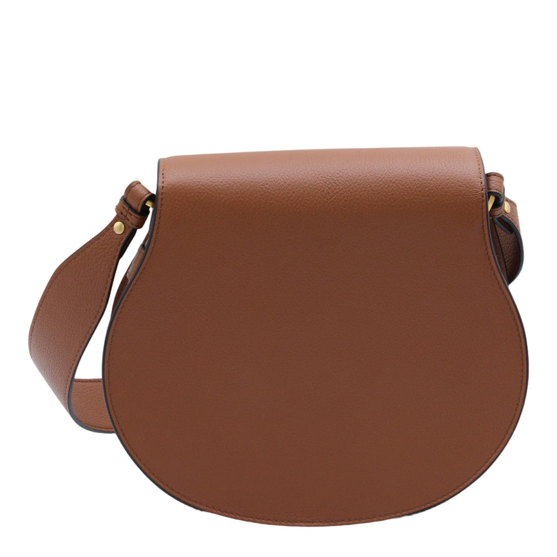 Chloé Structured Brown Shoulder Bag With Clean Lines And Versatile Design