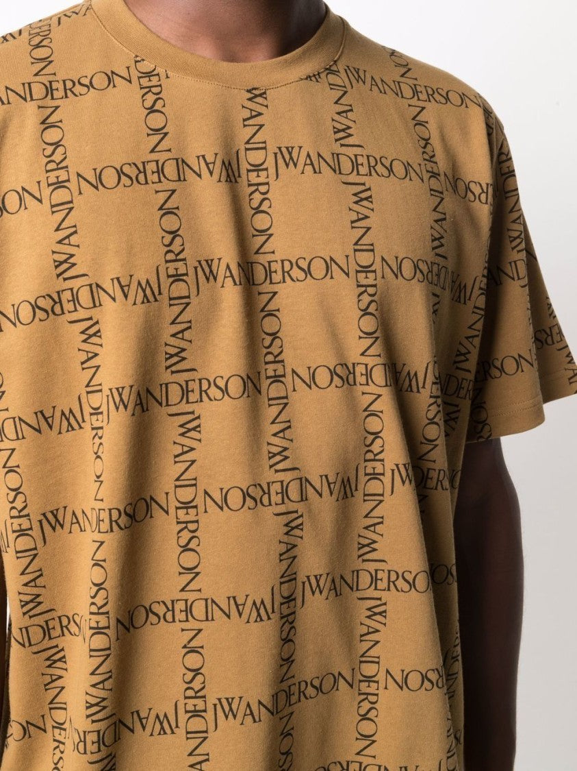 J. W. Anderson All Over Logo Oversize T-Shirt