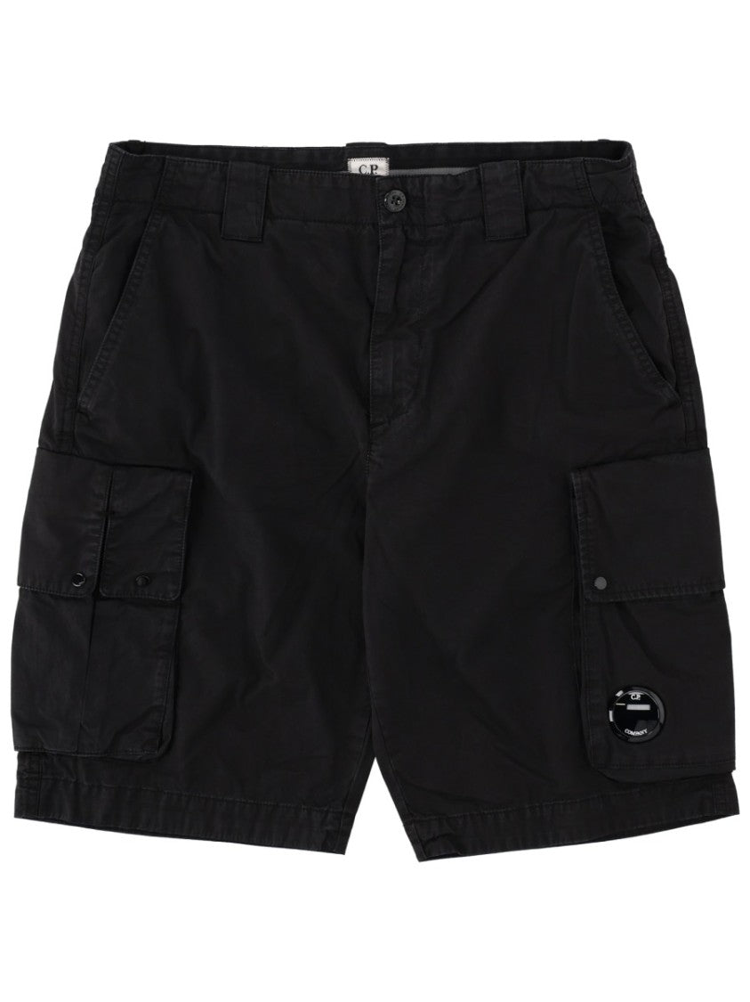 C.P. Company Neutral Regular Fit Cargo Flap Shorts