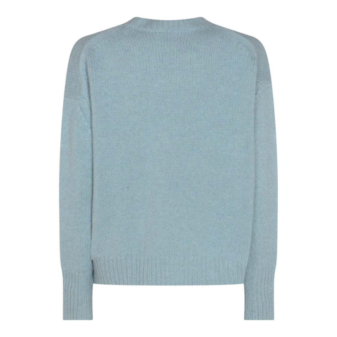 Not Shy Fine Knit Sweater With Crew Neckline