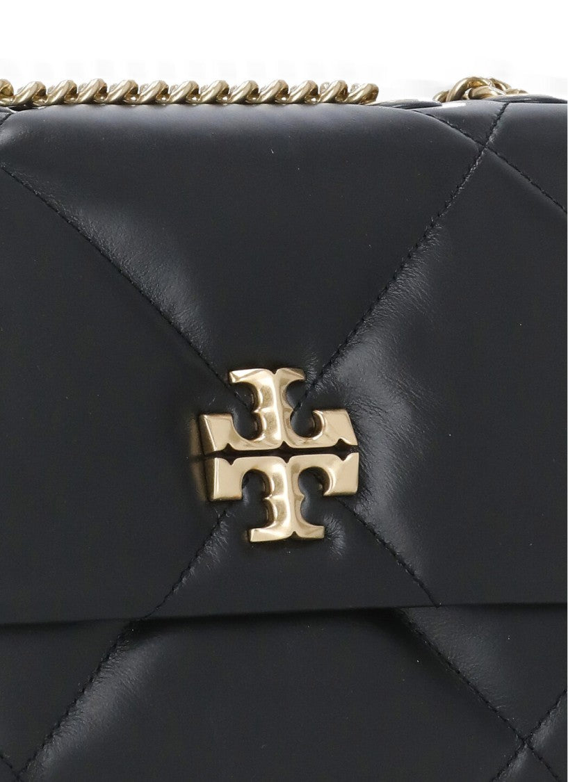 Tory Burch Black Matelassé Leather Chain Strap Shoulder Bag