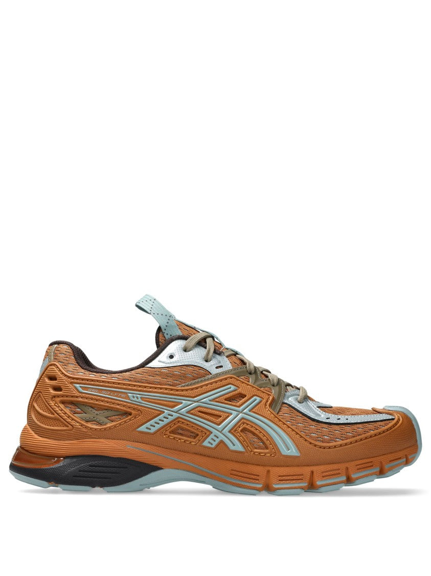 Asics X Kiko Kostadinov Burnt Orange Low-Profile Sneakers With Light Blue Accents