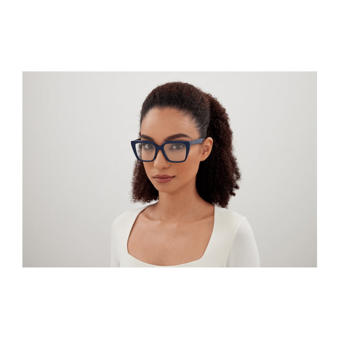 Balenciaga Transparent Blue Bb0130o Acetate Eyeglasses