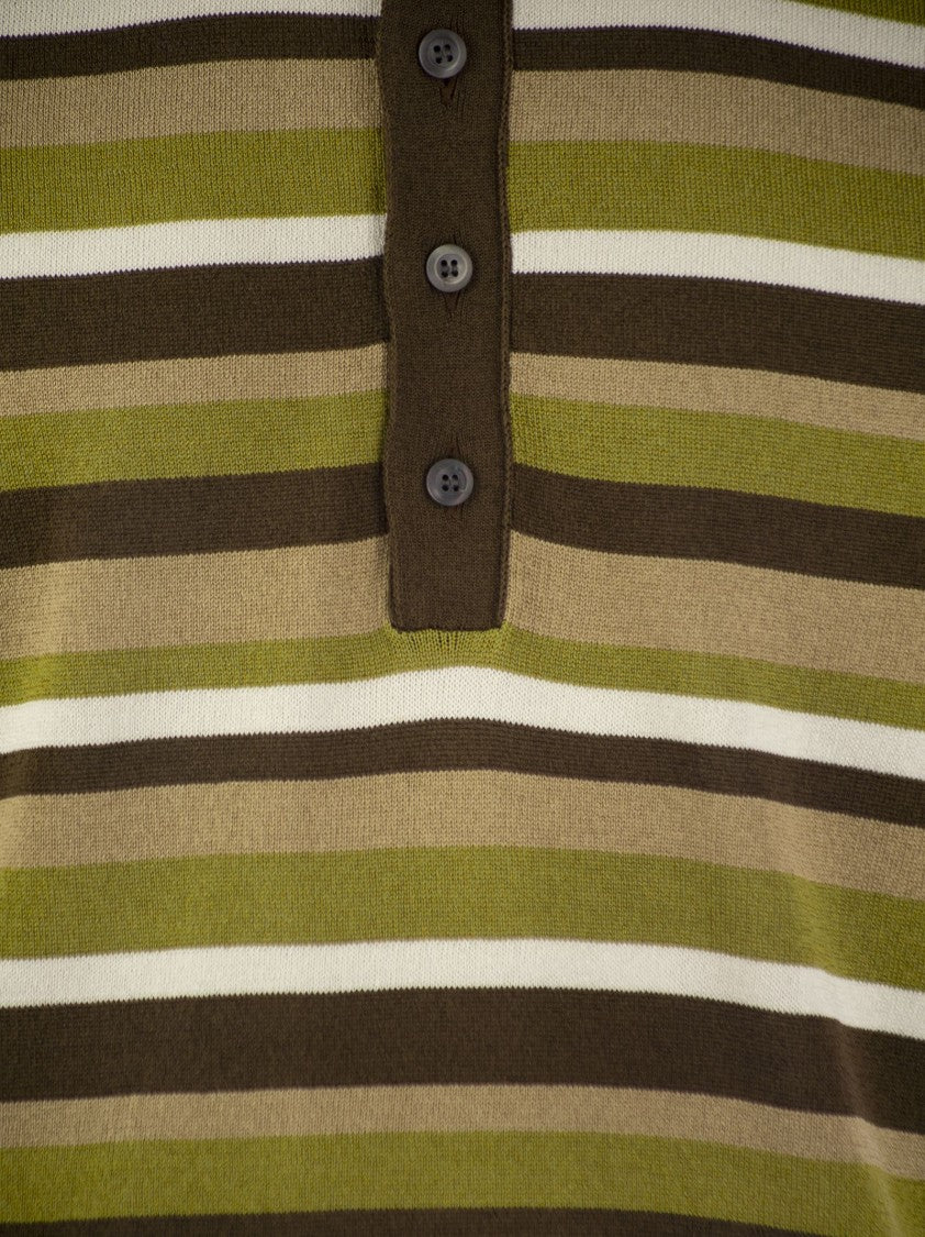 Pt Torino Cotton And Viscose Polo Shirt