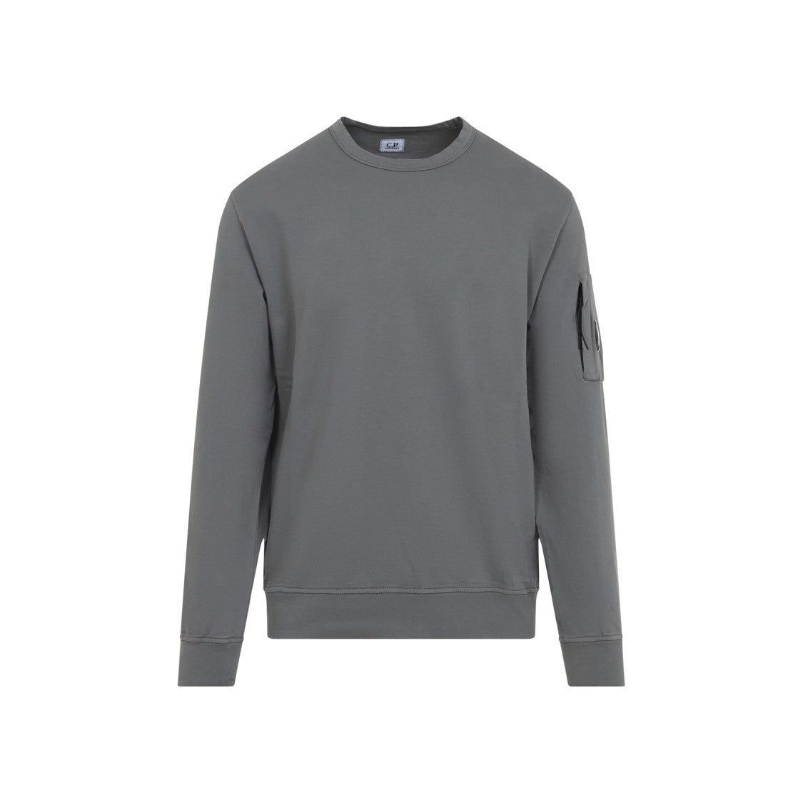 C.P. Company Grey Sweatshirt With Distinctive Arm Pocket