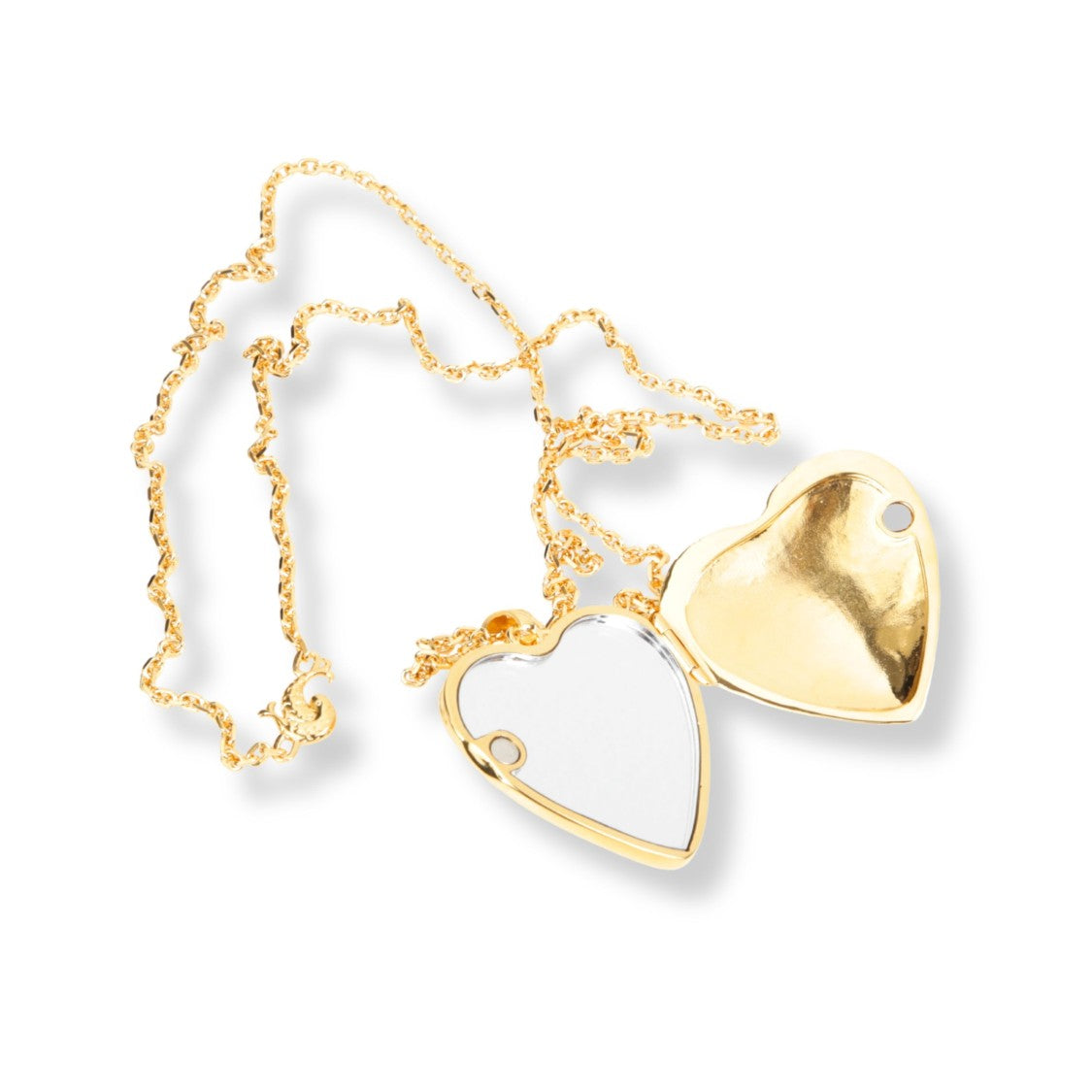 Pucci Mirror Heart Pendant Necklace