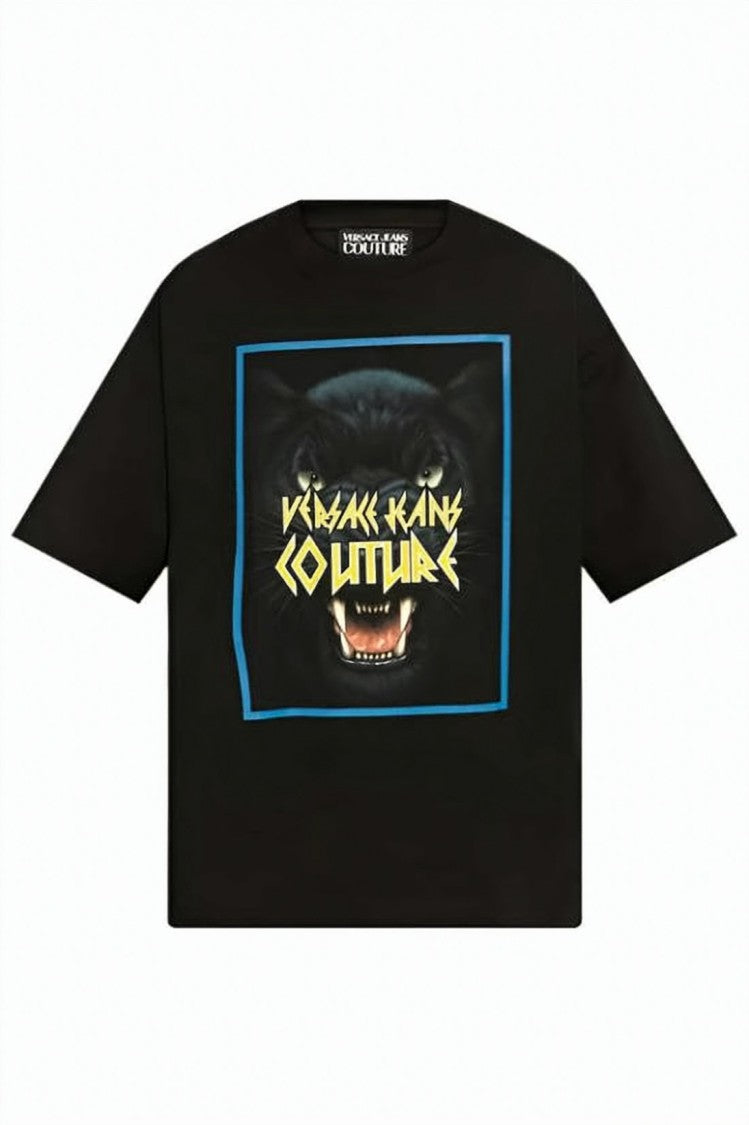 Versace Black Panther Graphic Short-Sleeve T-Shirt