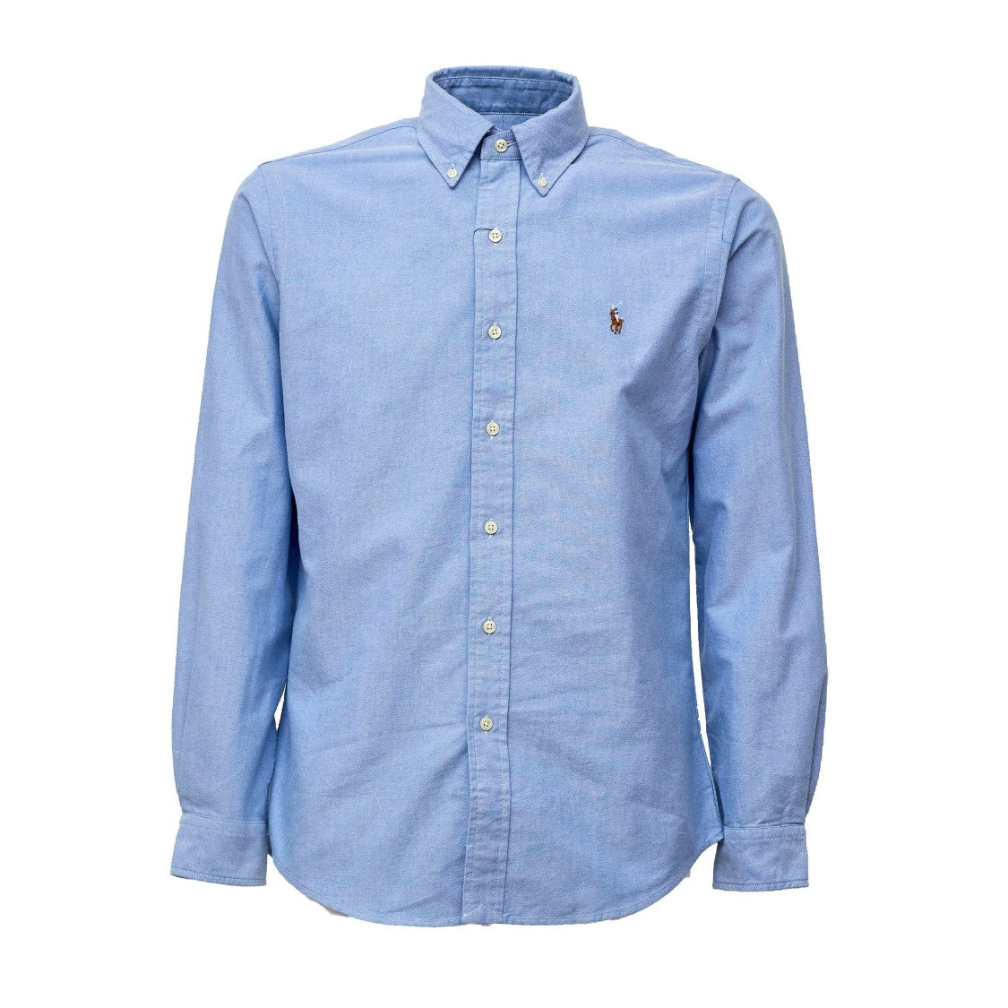 Polo Ralph Lauren Classic Oxford Sport Shirt With Custom Fit And Embroidered Logo