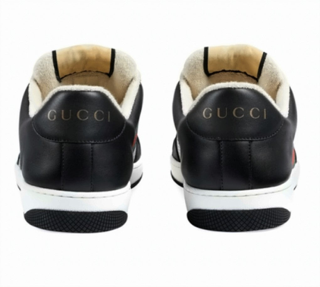 Gucci Low-Top Sneakers With Iconic Webbing