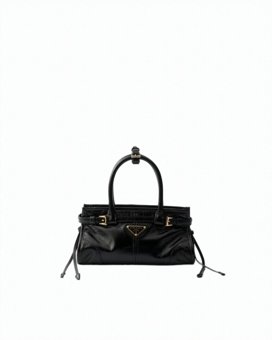 Prada Rectangular Shoulder Bag With Structured Silhouette