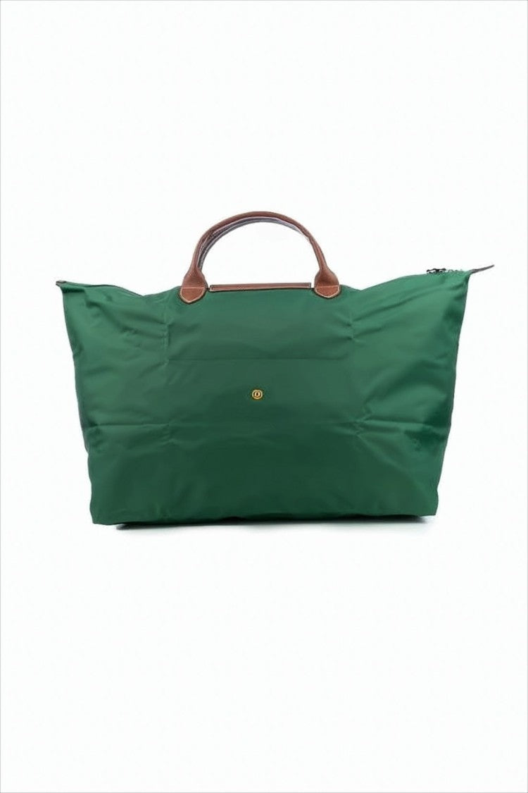 Longchamp Deep Green Recycled Polyamide Tote Bag