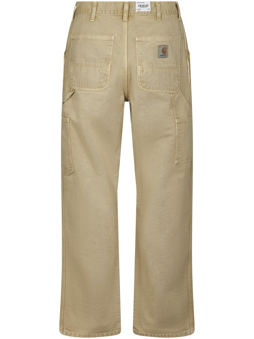 Carhartt Wip Relaxed Fit Straight Leg Trousers In Durable Organic Cotton Canvas