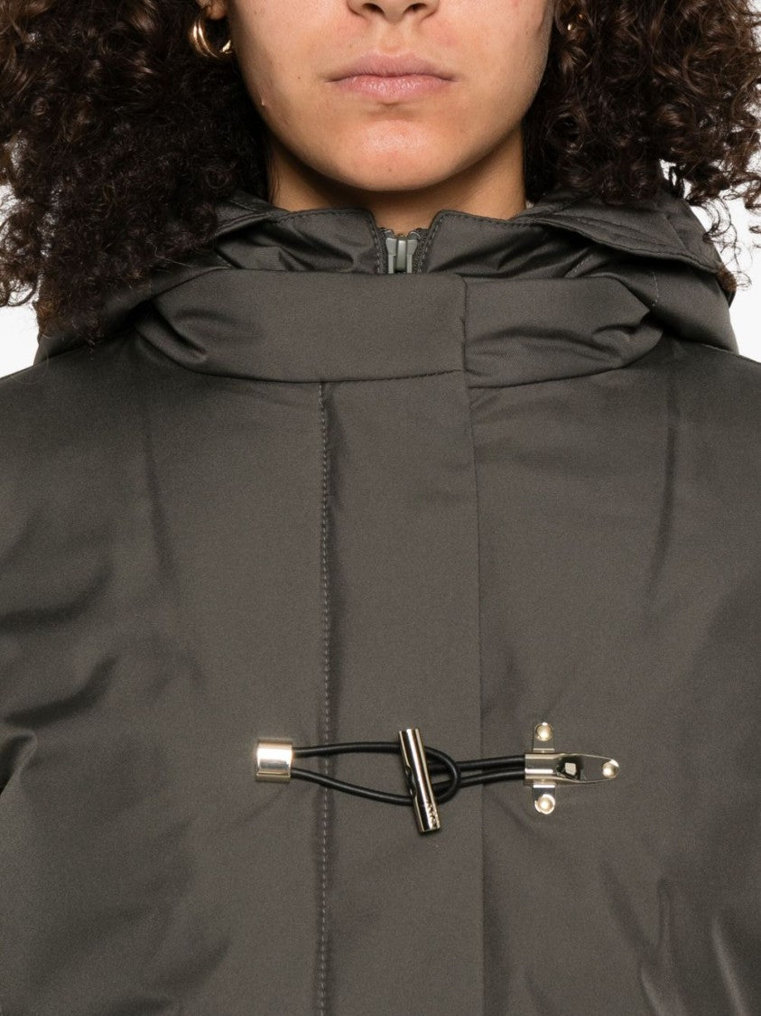 Fay Mid-Length Green Fay Giacconi Coat