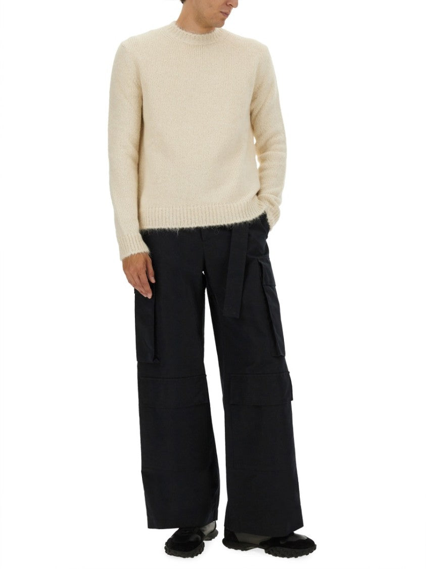 Jil Sander Relaxed Fit Alpaca Blend Sweater