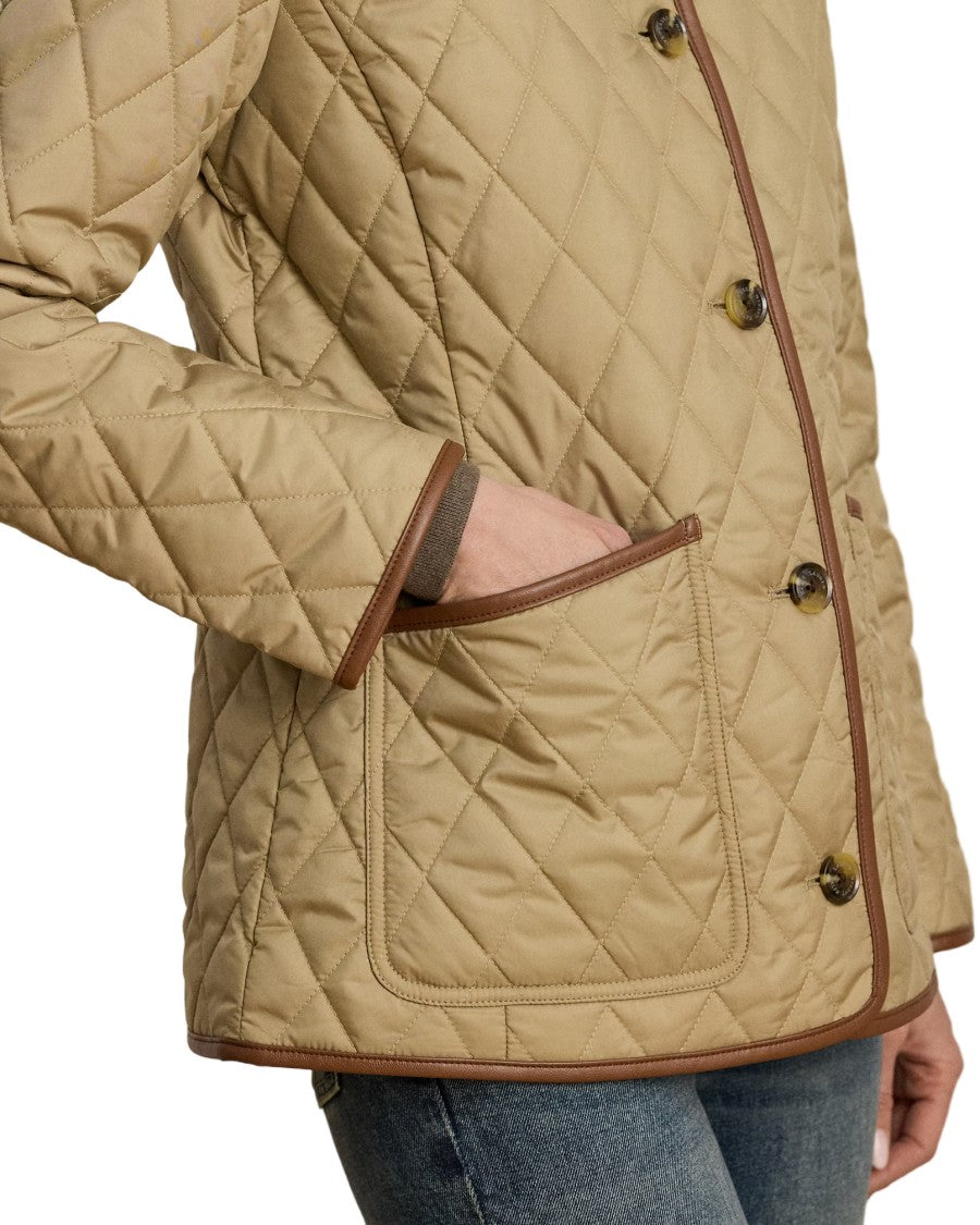 Lauren Ralph Lauren Insulated Quilted Coat With Classic Collar