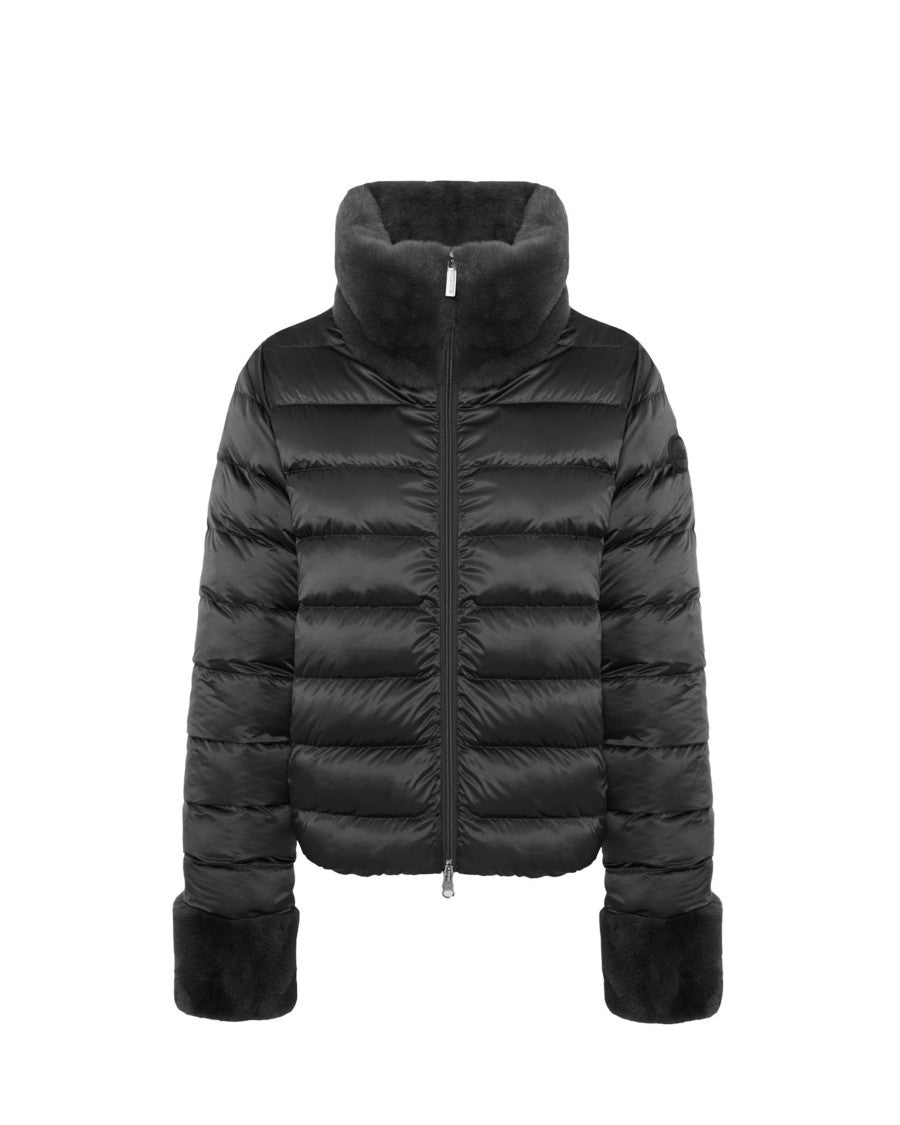 Colmar Originals Black Reversible Faux Fur Down Jacket