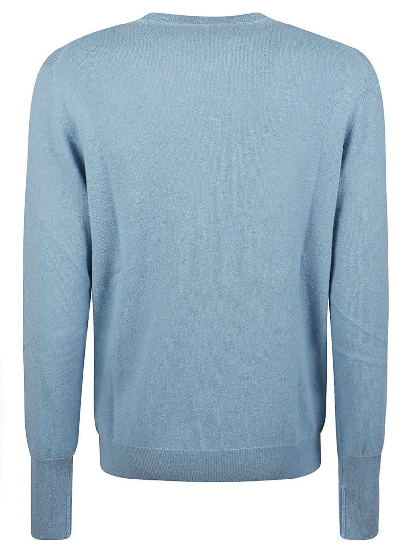 Ballantyne Plain Stitch Classic Crewneck Cashmere Sweater
