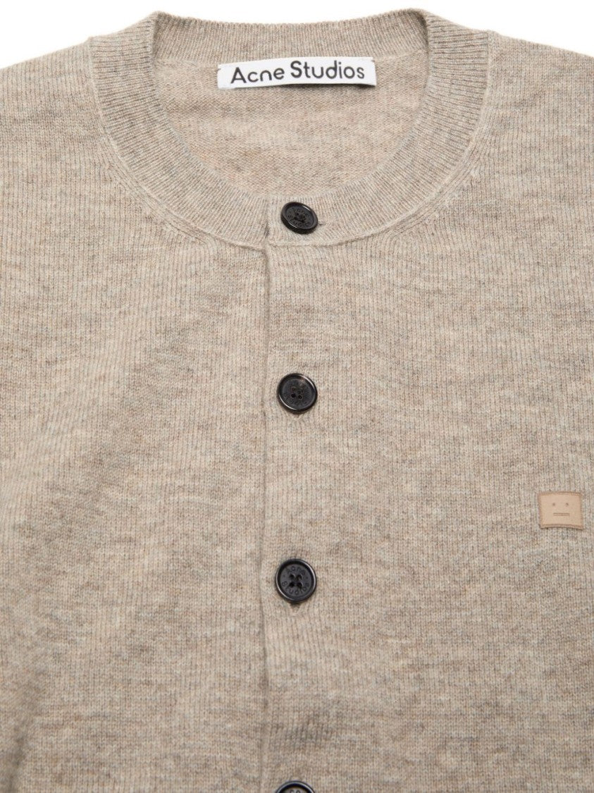 Acne Studios Button-Down Fine-Knit Sweater