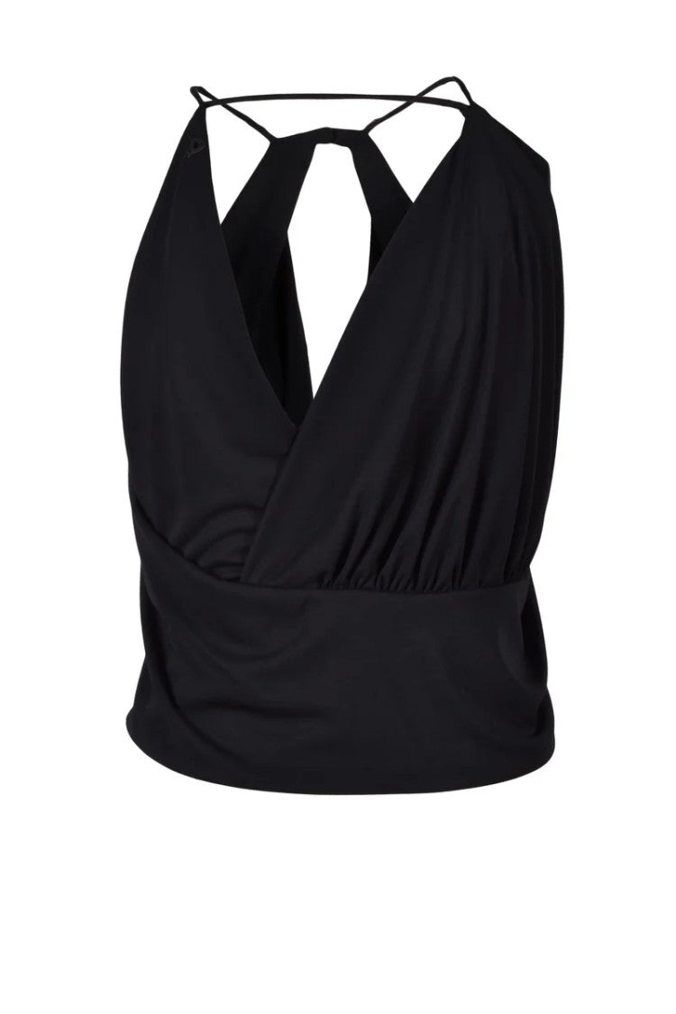 Dondup Polyester Top - Black