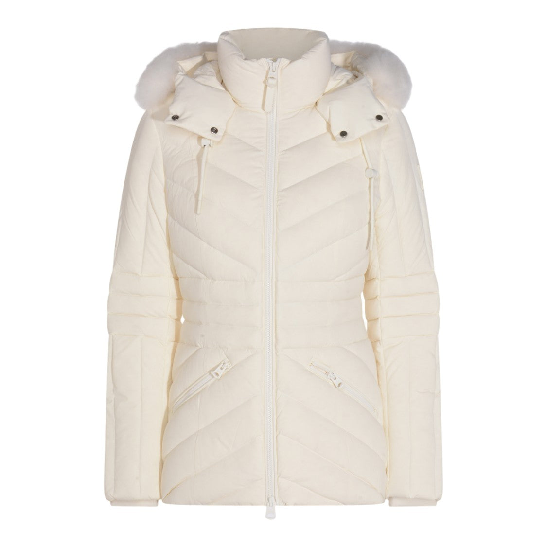 Mackage Quilted Down Coat With Detachable Fur Trim