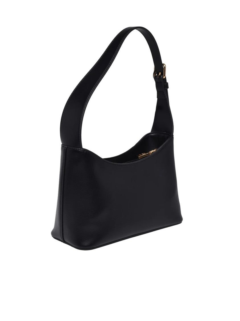 Love Moschino Rectangular Shoulder Bag With Gold Script Detail