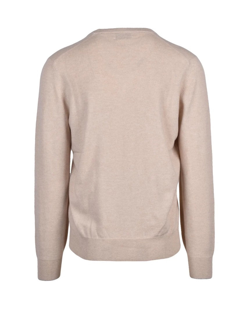 Brunello Cucinelli Cashmere V-Neck Pullover Sweater With Timeless Silhouette