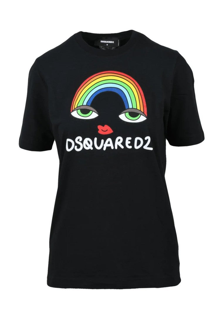 Dsquared2 Relaxed Fit Black T-Shirt