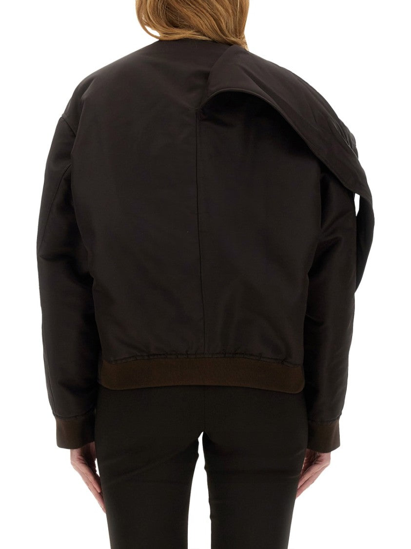 Courrèges Bow Neck Bomber Jacket