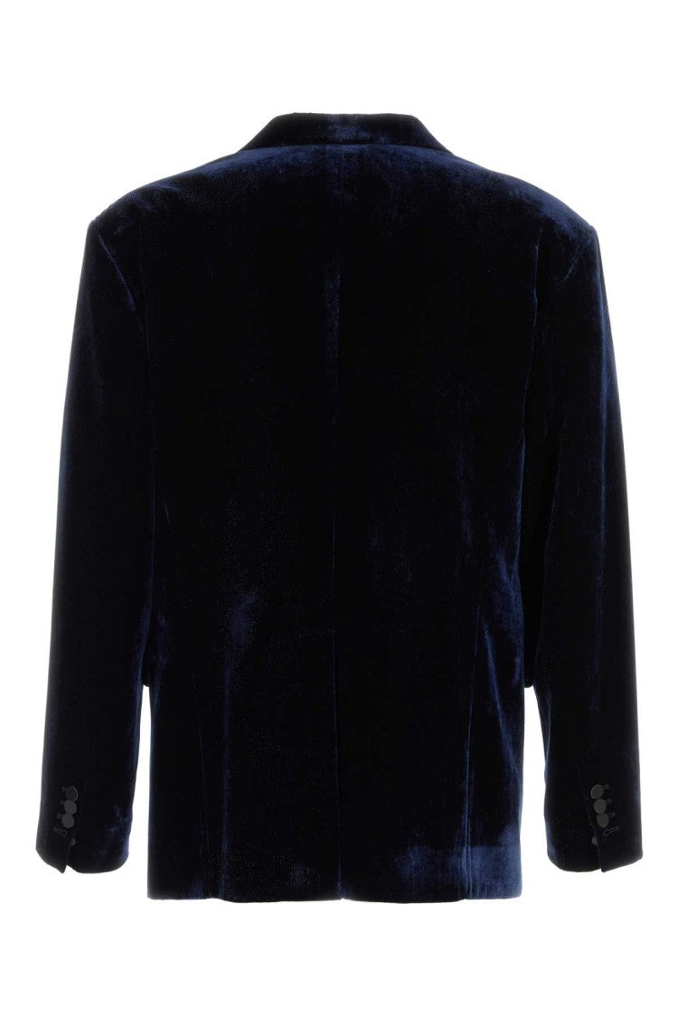 Dsquared2 Midnight Blue Velvet Blazer