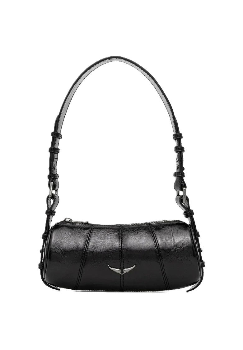 Zadig & Voltaire Black Le Roudoudou Vintage Patent Handbag