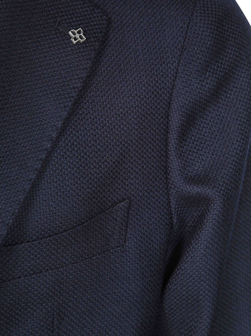 Tagliatore Montecarlo Mp Textured Fabric Blazer