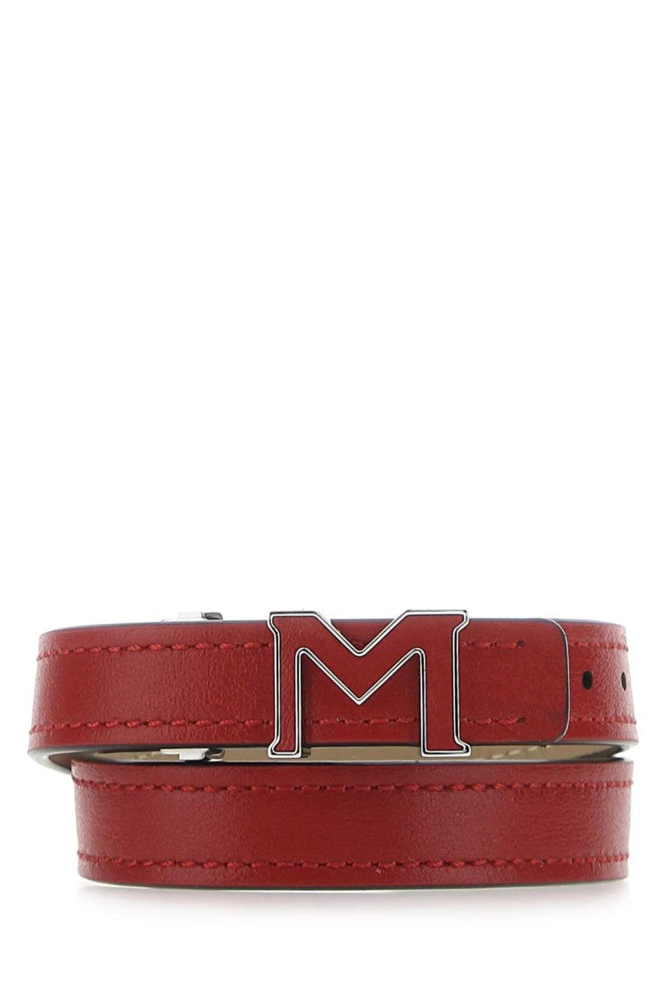 Montblanc Red Leather Bracelet