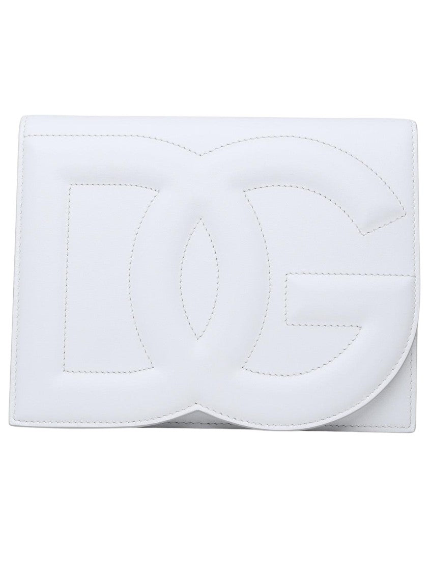 Dolce & Gabbana White Leather Bag