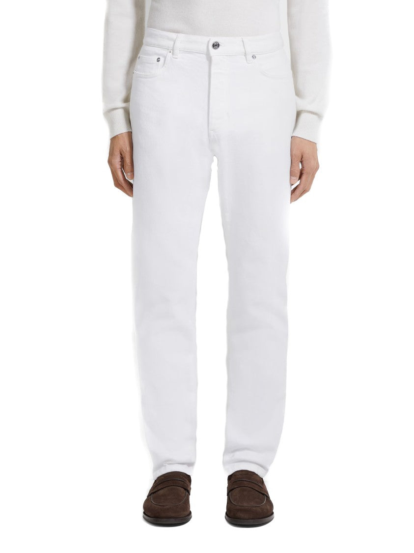 Zegna Roccia White Comfort Jeans