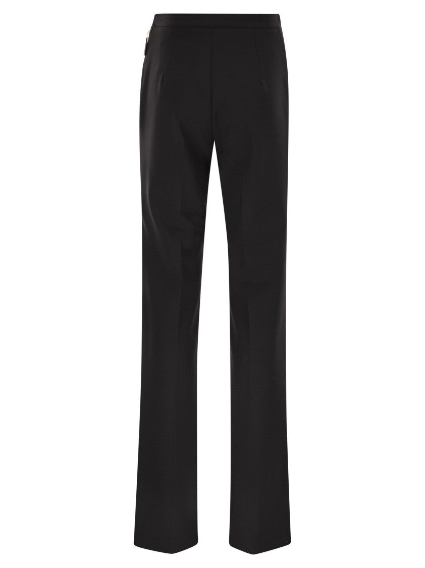 Elisabetta Franchi Double Crepe Trousers