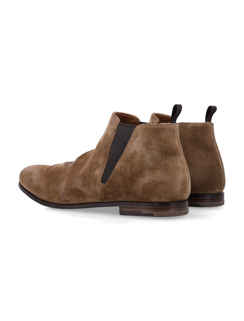 Church's Vintage Suede Elastic Side Boots