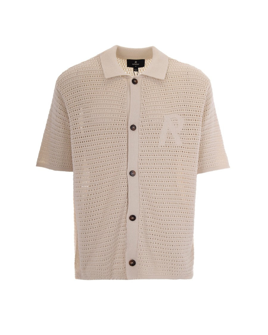 Represent Ecru Pico Shirt