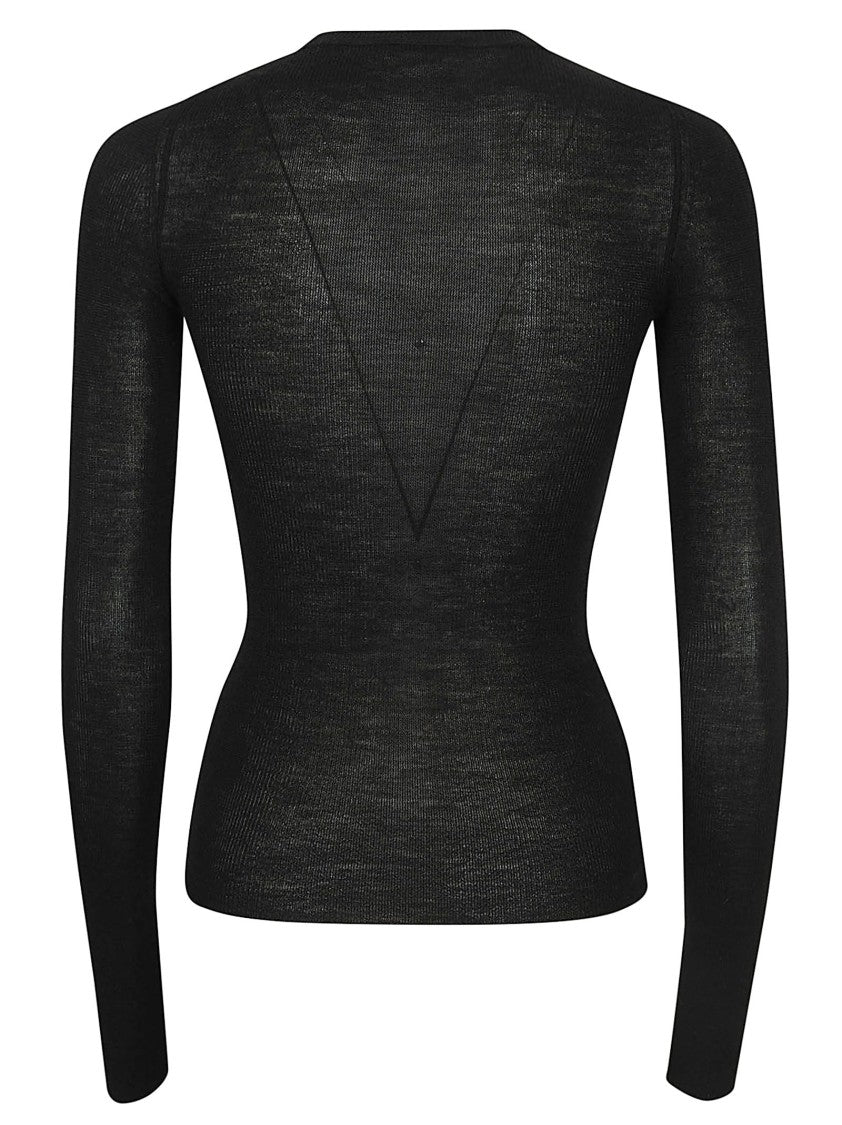 Haikure Ribbed Slim-Fit Top In Extra-Fine Merino Wool