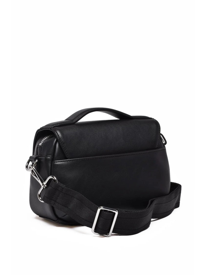 Diesel Mini Messenger Shoulder Bag With Chain Detail And Versatile Carrying Options