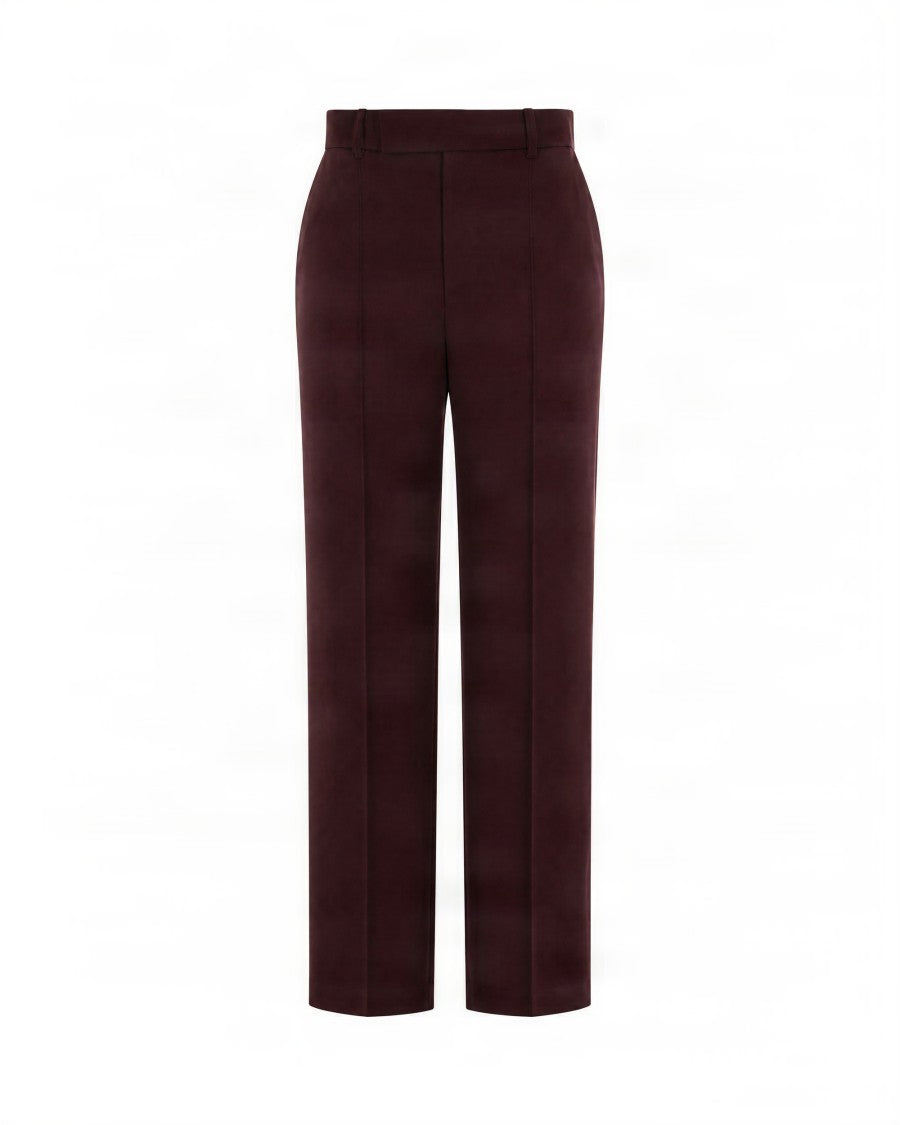 Patrizia Pepe Straight-Leg Pants With High Waist And Front Seams