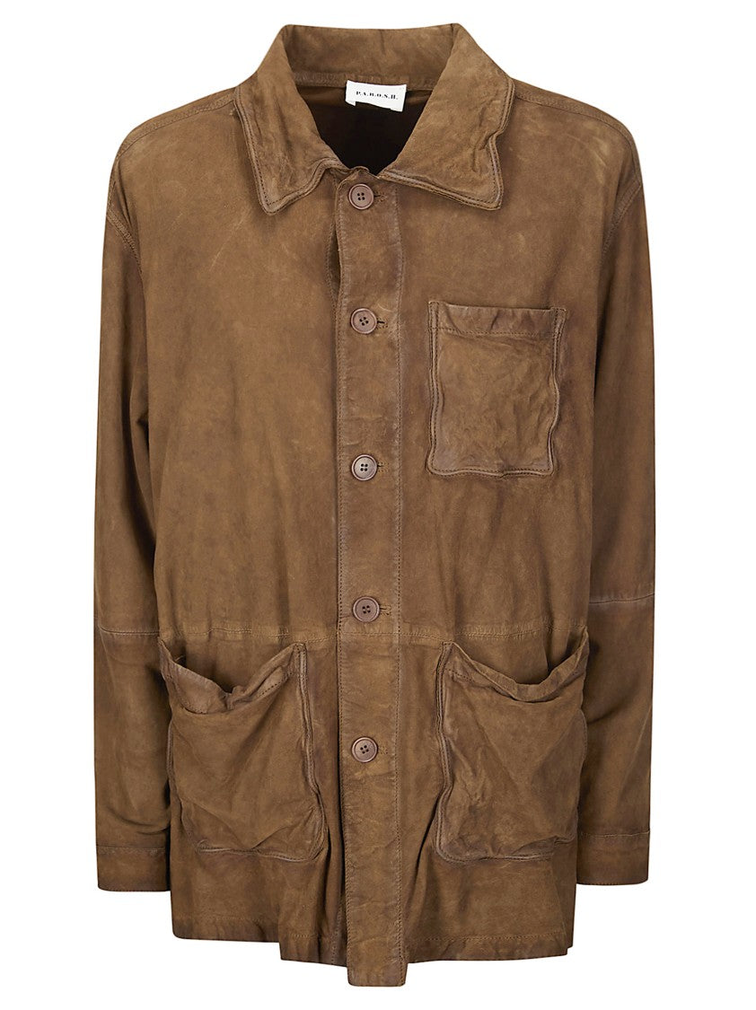 P.A.R.O.S.H. Classic Goat Suede Jacket