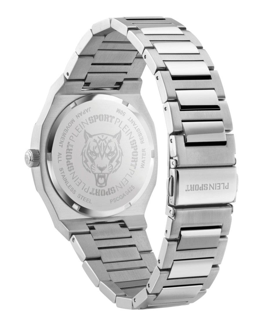 Plein Sport Metronaut Bracelet Watch With 42Mm Stainless Steel Case