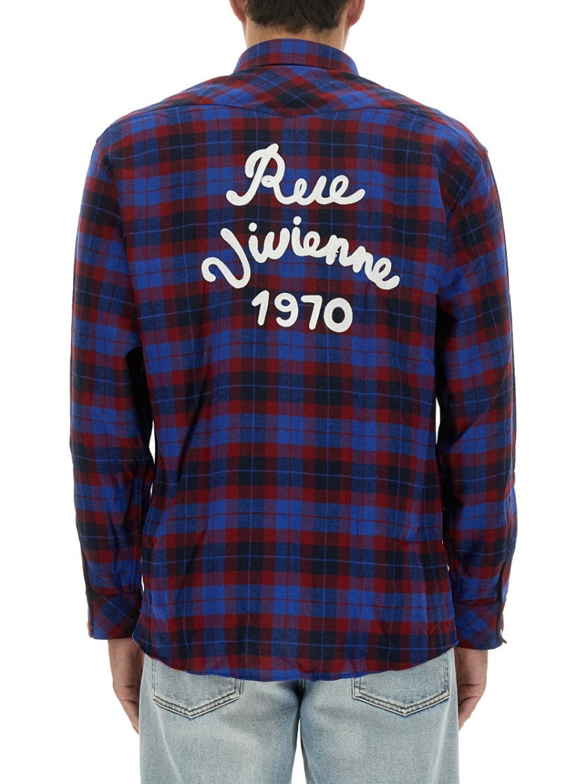 Kenzo Western Shirt With Logo